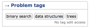 屏蔽Codeforces做题时的Problem tags提示