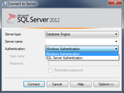 SQL Server 2012 启动
