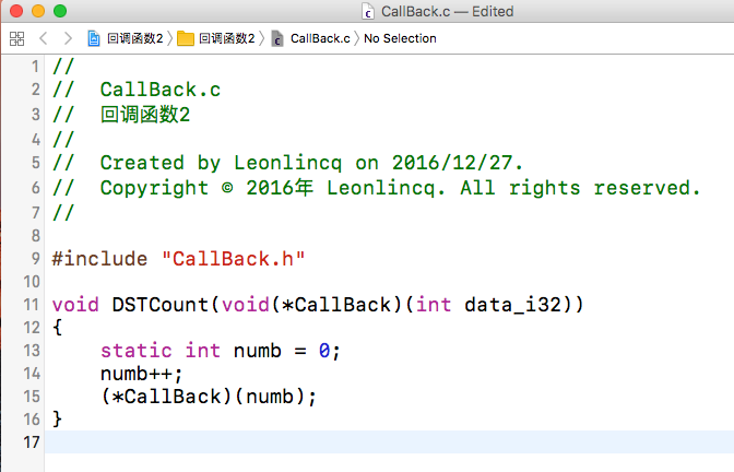 嵌入式iOS：回调函数（C）与block（OC）传 参/函数 对比