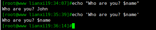 echo命令的简单用法和实例