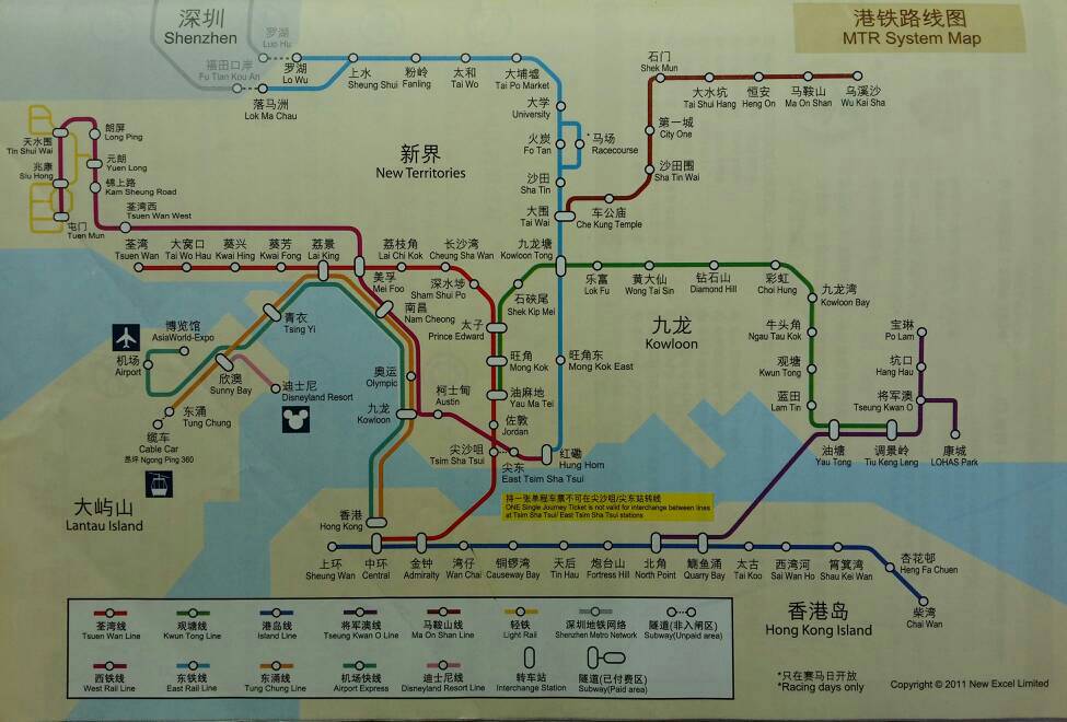 深圳,香港地铁线路图图片