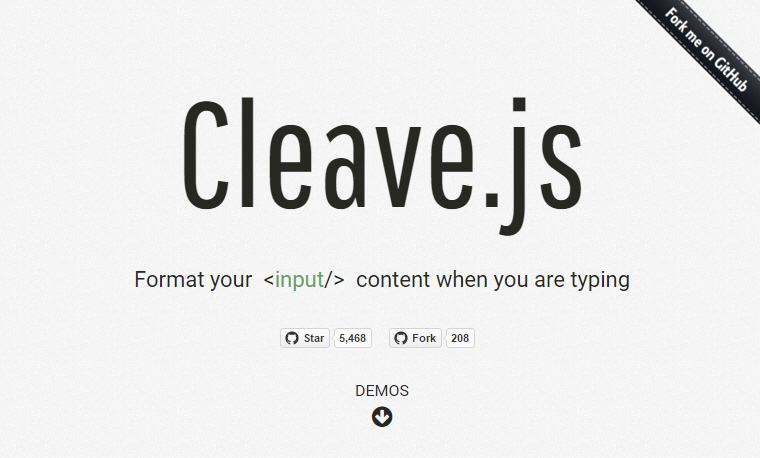 Cleave.js – 自动格式化表单输入框的文本内容