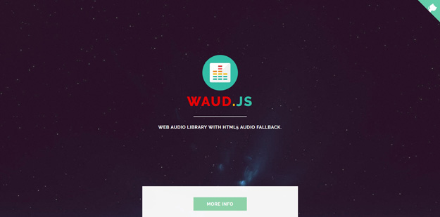 Waud.js – 使用HTML5降级处理的Web音频库