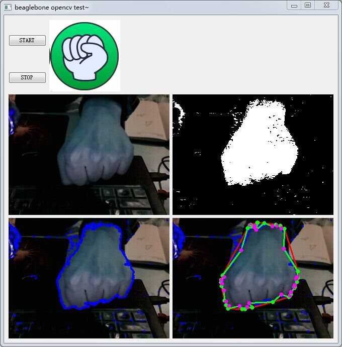 a opencv 手势识别若干关键技术研究与应用