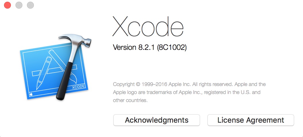 Xcode 版本