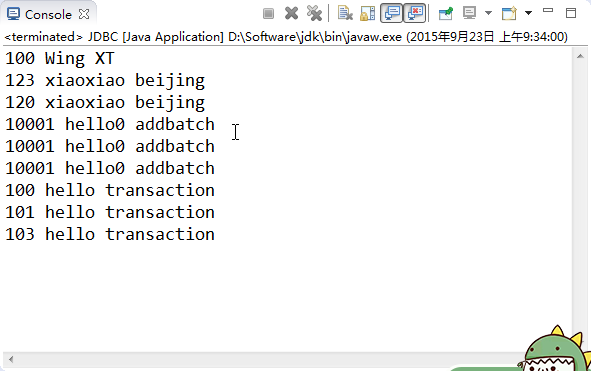 JDBC（用Eclipse操作数据库Oracle）的基础操作集合