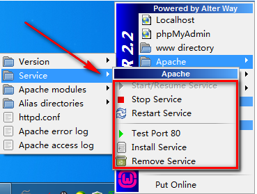 Windows环境配置HTTP服务(Windows + Apache + Mysql + PHP)