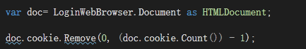 【wpf WebBrowser 清空网站的CookieSession 清空用户登录状态】
