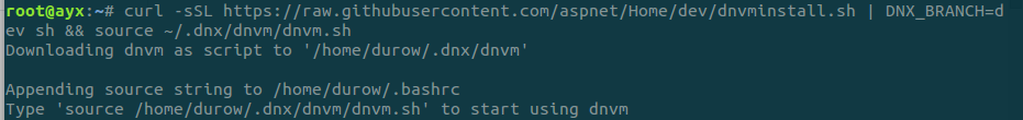 在Ubuntu下搭建ASP.NET 5开发环境