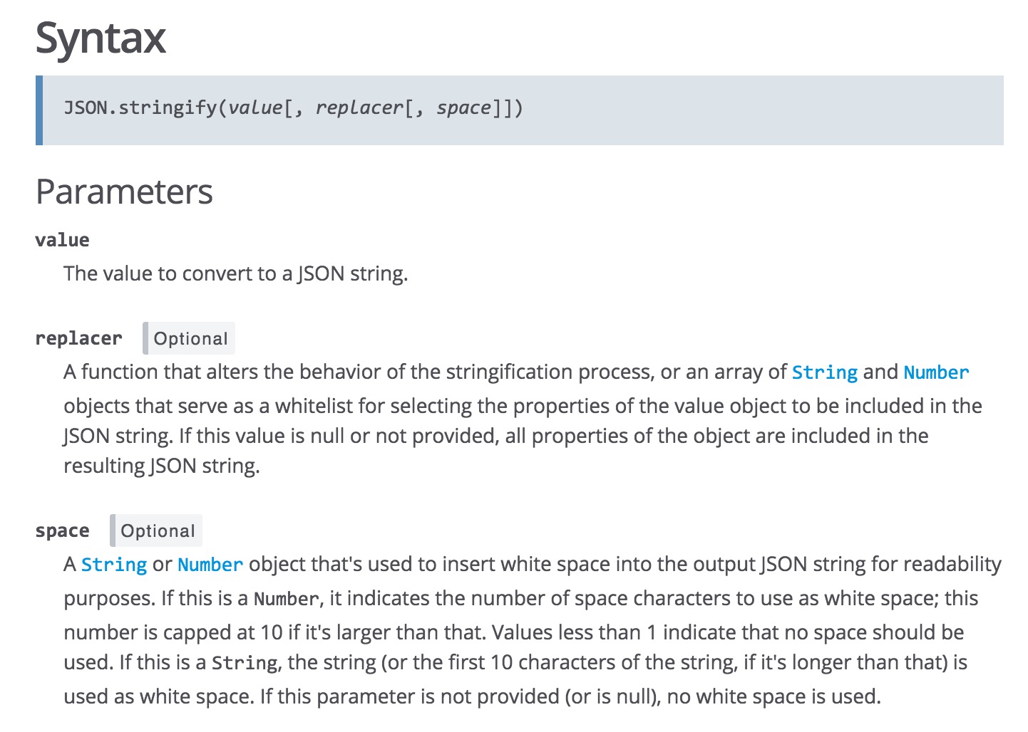 JSON.stringify()和JOSN.parse()