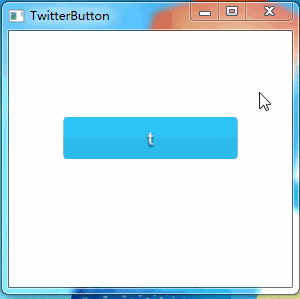 WPF实现Twitter按钮效果