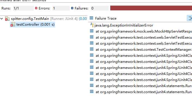 关于SpringMVC MockMvc测试 Cant find bundle for base name javax.servlet.LocalStrings, locale zh_CN错误