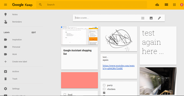 Google Keep已加入G Suite套件：且与Google Docs无缝集成