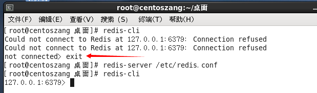 Could not connect connection refused. Root@redis1:/etc/Redis#: not found.