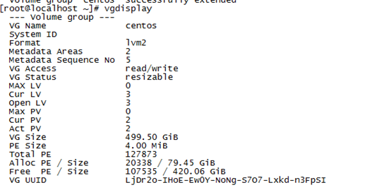 Linux系统挂载未分配硬盘空间第8张