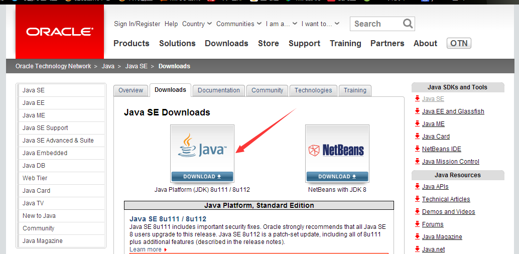 Jdk installation. Java 8u111. Www Oracle com java. Jdk6. Http://www.Oracle.com/technetwork/java/javase/downloads/Index.html.