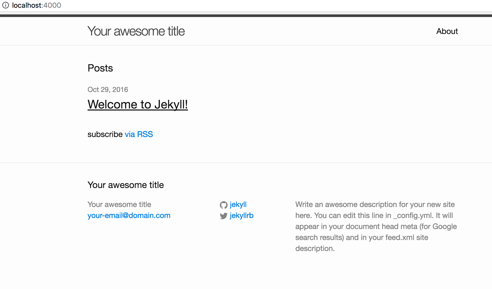 gem install jekyll killed