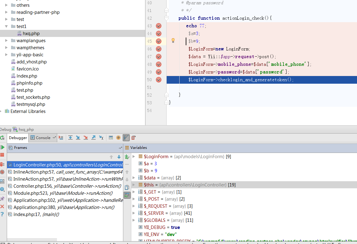 using postman with phpstorm xdebug