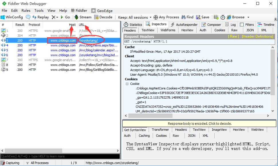 Fiddler抓包3-查看get与post请求【转载】第4张