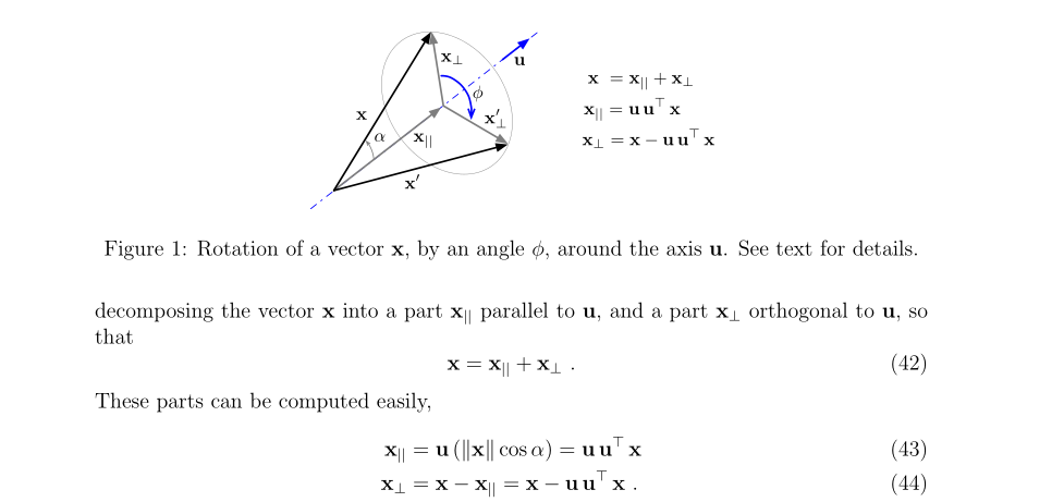 四元数运动学笔记（2）旋转向量，旋转矩阵和四元数的关系第1张