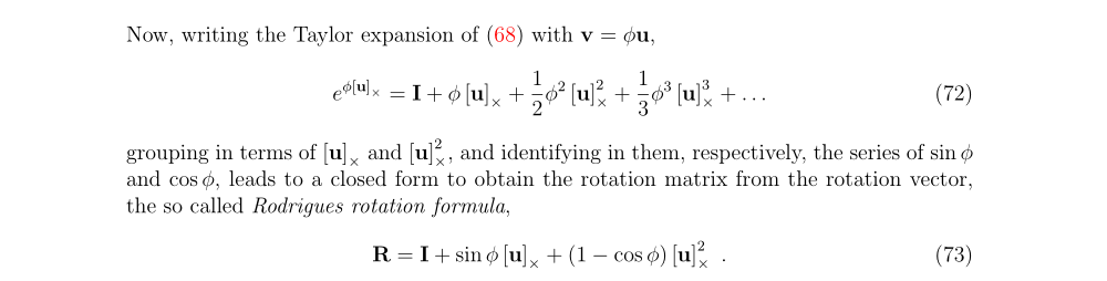 四元数运动学笔记（2）旋转向量，旋转矩阵和四元数的关系第5张
