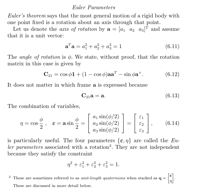 四元数运动学笔记（2）旋转向量，旋转矩阵和四元数的关系第7张