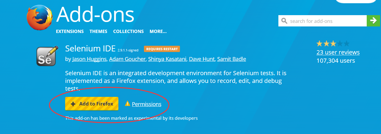 Com extensions details savefromnet helper. Selenium как установить. Селениум Chrome Mozilla. Firefox permissions.