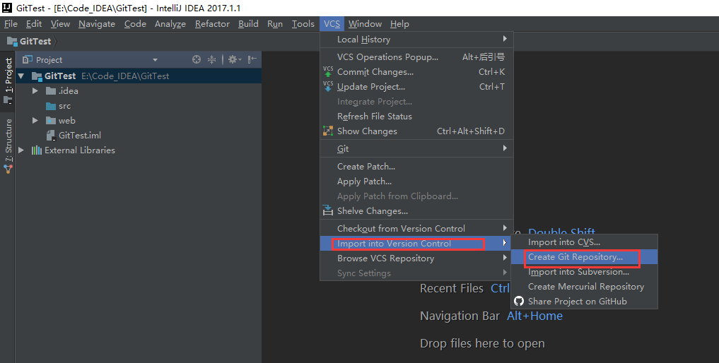 Как загрузить проект на github из intellij idea