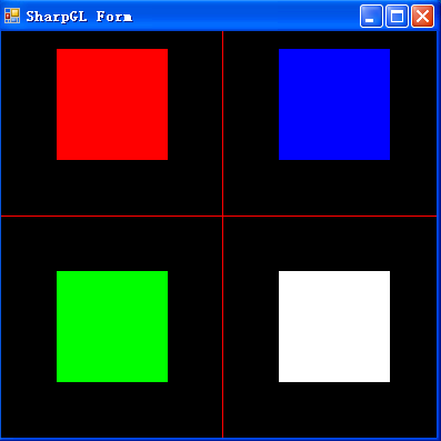 SharpGL学习笔记(五) 视口变换第4张