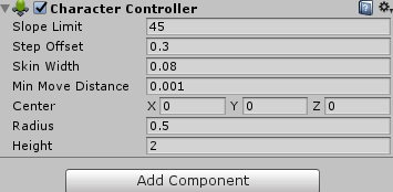 U3D组件------CharacterController（角色控制器）第1张