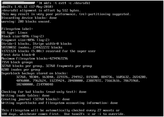 linux 新添加的硬盘格式化并挂载到目录下 - 第6张  | 第五维