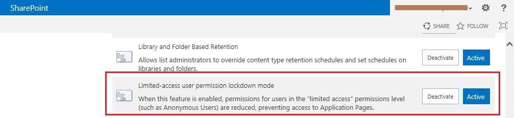 SharePoint 开启网站匿名访问图文详解