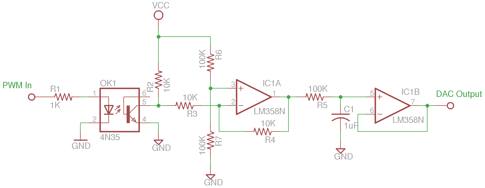 Pwm to voltage схема