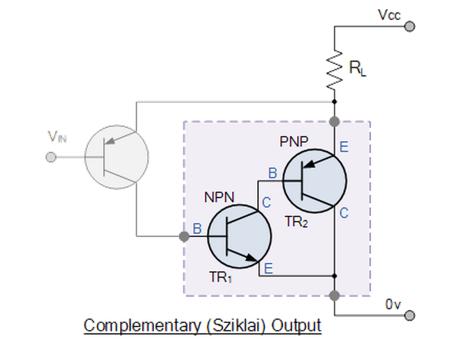 The above NPN Darlington transistor switch configuration shows the Collecto...