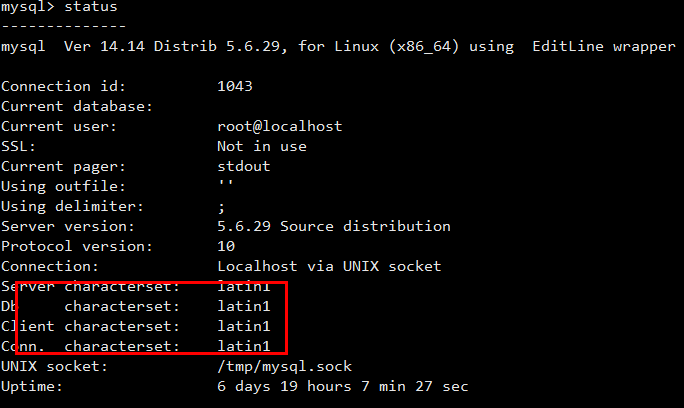 Linux下修改MySQL数据库字符编码为UTF-8解决中文乱码第1张