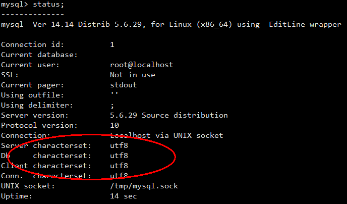 Linux下修改MySQL数据库字符编码为UTF-8解决中文乱码第2张