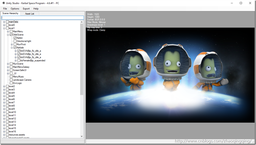 UnityStudio_Kerbal_hierarchy