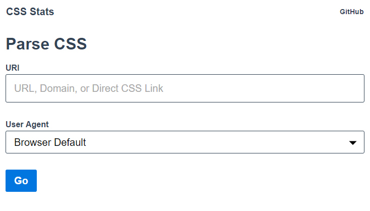 CssStats – 分析和优化网站 CSS 代码的利器