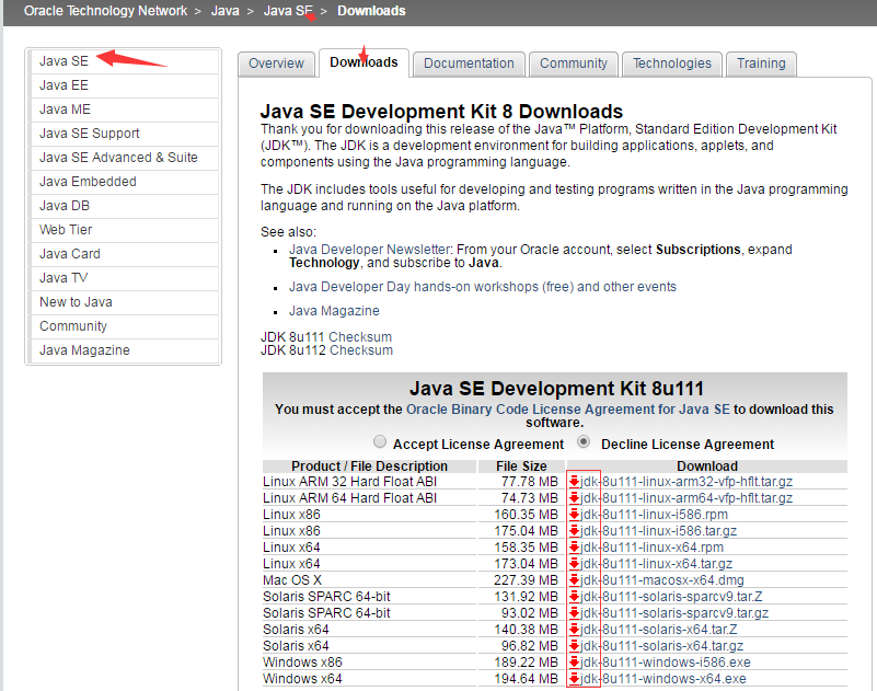 for java jdk se 7