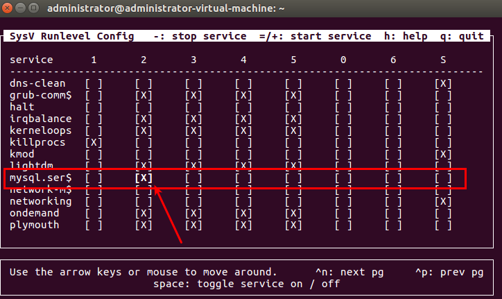 failed to start sysv mysql database server