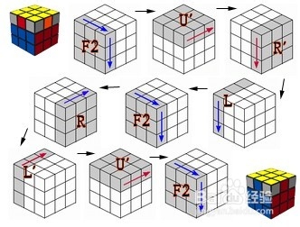 三阶魔方还原公式_三阶魔方顶层小鱼口诀