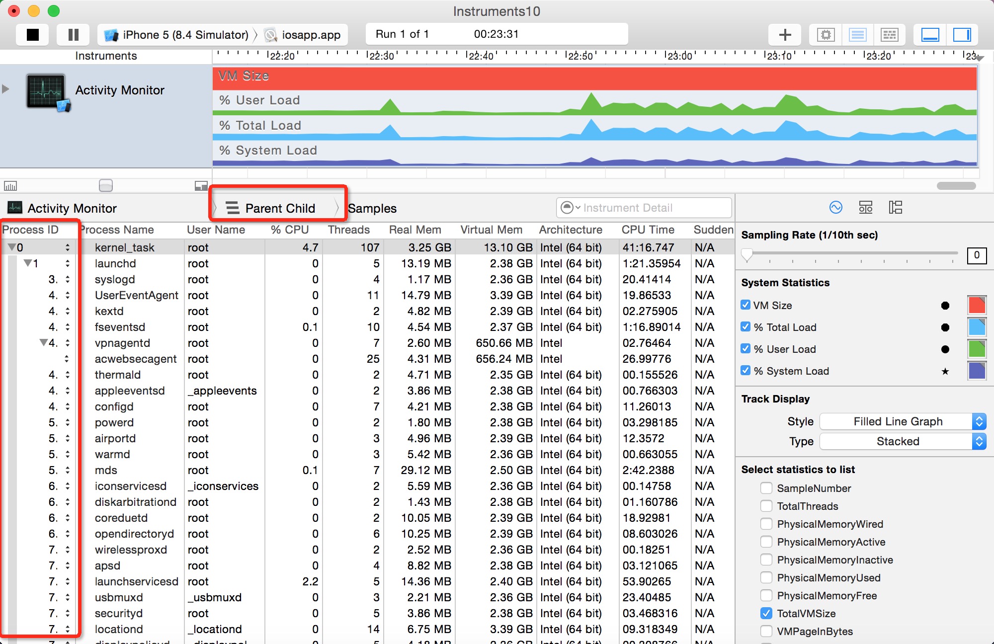 Instruments_Activity Monitor使用入门第5张