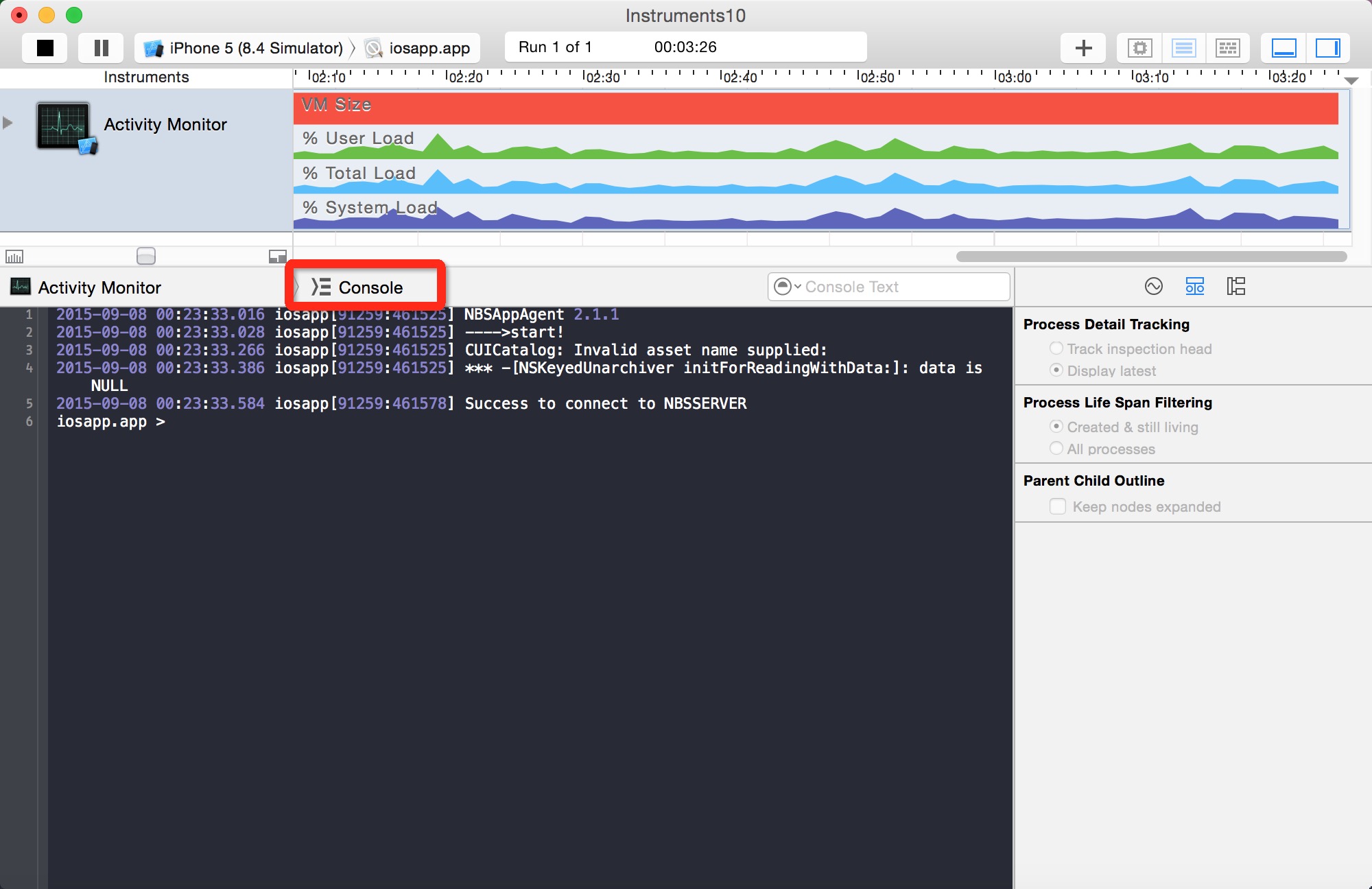 Instruments_Activity Monitor使用入门第7张