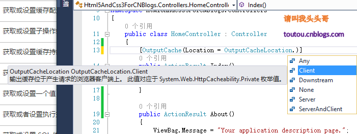 ASP.NET MVC 监控诊断、本地化和缓存