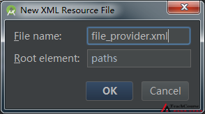 xml新建file_provider.xml