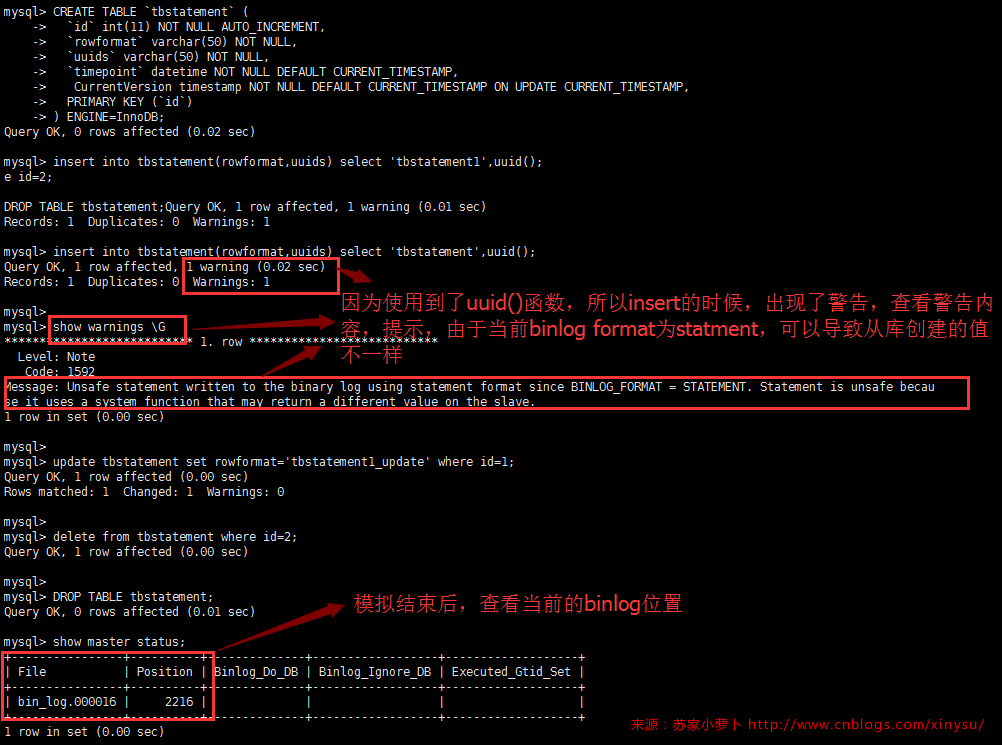 binary log