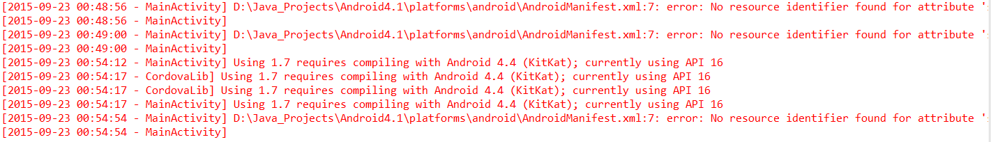 Android移动APP开发笔记——最新版Cordova 5.3.1（PhoneGap）搭建开发环境第19张