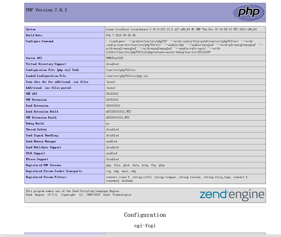 linux中php配置