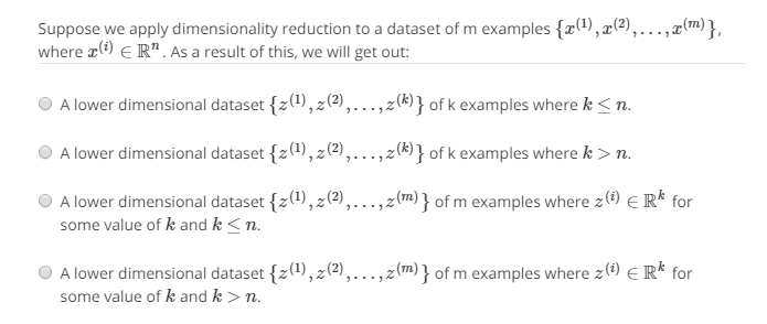 Coursera 机器学习 第8章（下） Dimensionality Reduction 学习笔记第1张