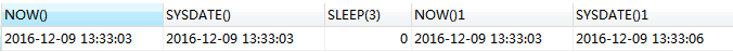 MySQL中时间函数NOW()和SYSDATE()的区别 